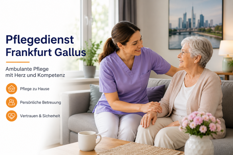 Pflegedienst Frankfurt Gallus für ambulante Pflege zu Hause